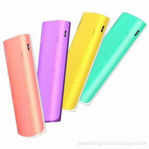 Powerbank of 5,500mAh capacity, with intelligent response
